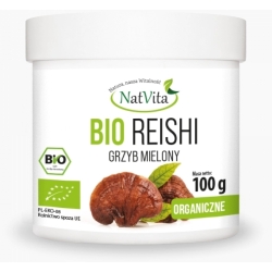 Bio Grzyb Reishi proszek 100g Natvita cena 50,30zł