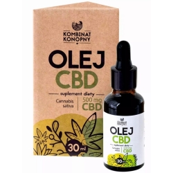 Olej CBD 500mg 30ml Kombinat Konopny cena 42,90zł