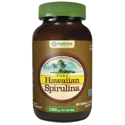 Hawaiian Spirulina® Spirulina hawajska Pacifica 1000mg 180tabletek Nutrex Hawai cena 176,90zł