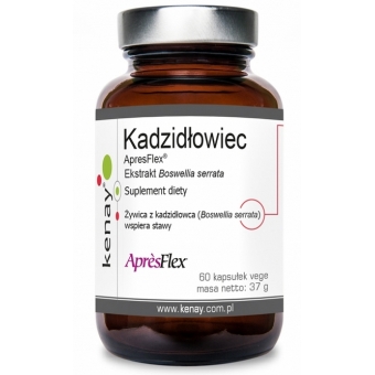 Kadzidłowiec ApresFlex® Ekstrakt Boswellia serrata 60kapsułek Kenay cena 156,90zł