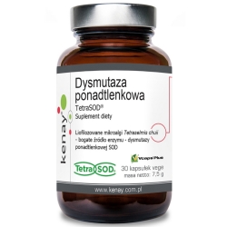 Dysmutaza ponadtlenkowa TetraSOD® 30kapsułek Kenay cena 54,90zł