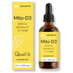 Dr Enzmann Mito-D3 Witamina D3 w kroplach 50ml z zakraplaczem cena 138,00zł