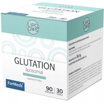 Formeds LIPOCAPS Glutation Liposomal 90kapsułek cena 124,99zł