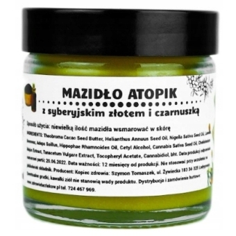 Mazidło Atopik z syberyjskim złotem i czarnuszką 60ml Kopiec Zdrowia cena 49,00zł