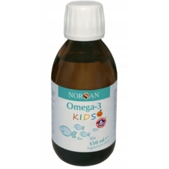 Omega-3 Kids dla dzieci smak pomarańczowy płyn 150ml Norsan cena 93,45zł