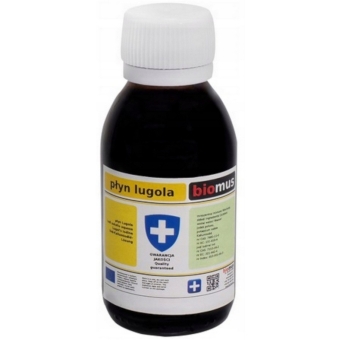 Biomus płyn Lugola 5 % czysty roztwór 100ml cena 49,00zł