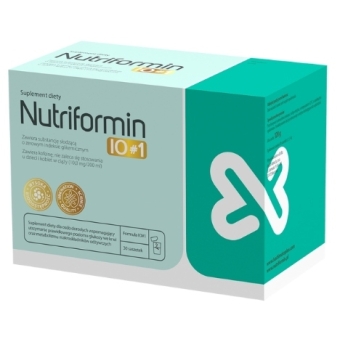 Nutriformin Wsparcie metabolizmu i poziomu glukozy 30saszetek Health Works cena 119,00zł