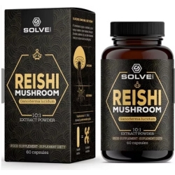 Reishi Ganoderma lucidum 60kapsułek Solve Labs cena 67,80zł