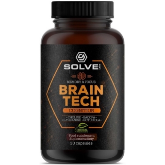 Solve Labs Brain Tech 30kapsułek PROMOCJA cena 51,90zł
