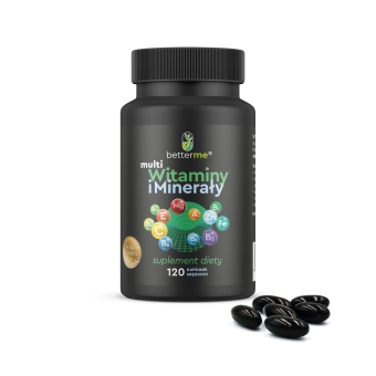 Multi witaminy i minerały 120kapsułek BetterMe cena 40,00zł
