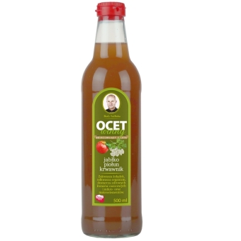 Żywy Ocet winny jabłko piołun krwawnik 500ml Biały Saibaba cena 39,00zł