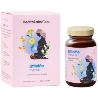 Health Labs LittleMe Trymestr 1 60kapsułek PROMOCJA cena 84,90zł