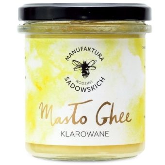 Masło klarowane Ghee 350ml Pasieka Sadowskich cena 51,45zł