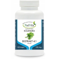 NatVita Kolendra 4:1 180mg 100kapsułek cena 41,90zł