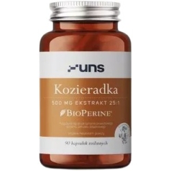 UNS Kozieradka + Bioperine 90kapsułek cena 78,90zł
