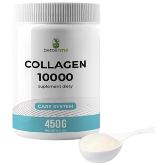 Betterme Collagen z kwasem hialuronowym i witaminą C 10000mg proszek 450g cena 149,00zł