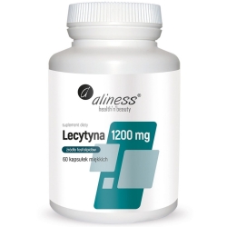 Aliness Lecytyna 1200mg 60kapsułek cena 24,90zł