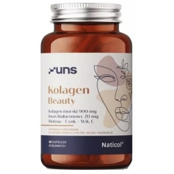 UNS Kolagen Beauty 60kapsułek cena 58,95zł