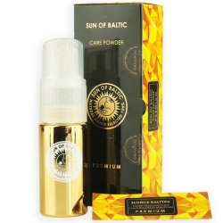 Puder Bursztynowy Sun of Baltic Premium z pompką 25g Biomenatt PROMOCJA cena 184,90zł