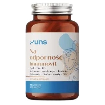 UNS Immunovit na odporność 60kapsułek cena 56,60zł