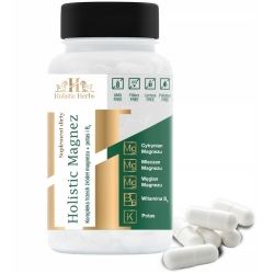 Holistic Herbs Magnez 3 60kapsułek cena 54,90zł