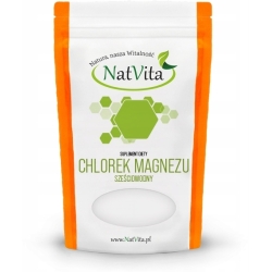 Natvita Chlorek magnezu sześciowodny proszek 400g cena 12,90zł