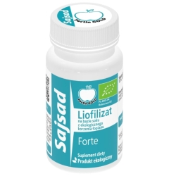 Sajsad liofilizat z soku z korzenia łopianu forte 200mg 60kapsułek cena 95,00zł