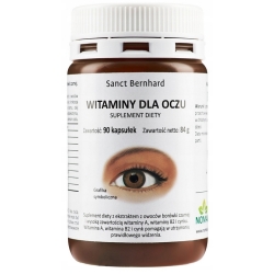 Sanct Bernhard Witaminy dla oczu 90kapsułek cena 59,00zł