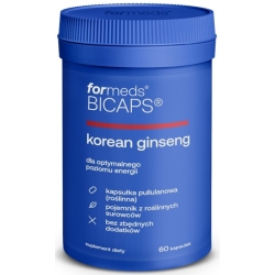 Formeds BICAPS Korean ginseng 60kapsułek cena 37,59zł