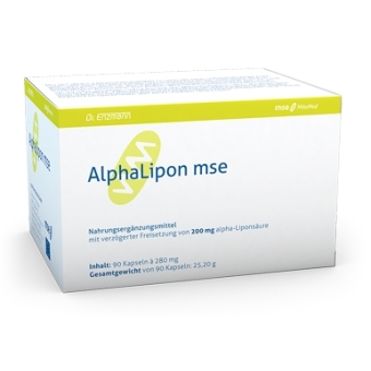 Dr Enzmann AlphaLipon MSE 90kapsułek Mito-Pharma cena 196,90zł