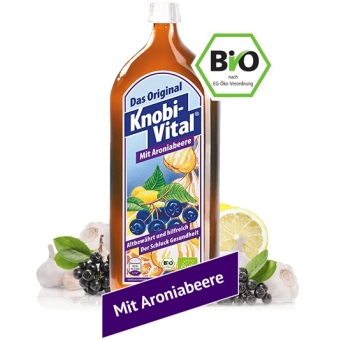 KnobiVital syrop z owocami aronii 960ml cena 159,00zł