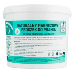 Magnezowy proszek do prania białego i kolorowego (100 prań) 5kg Kopiec Zdrowia