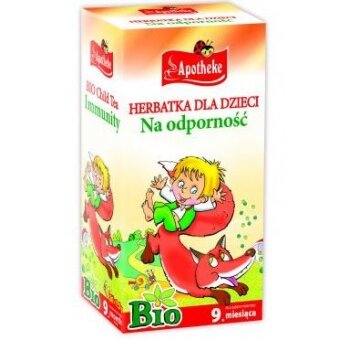Apotheke Herbatka dla dzieci na odporność BIO 20saszetek cena 5,70zł