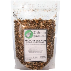 Kłopoty ze snem (z lawendą i wrzosem) mieszanka ziołowa 200g Zielarnia Suwalska cena 52,90zł