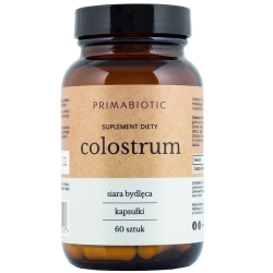 Primabiotic Colostrum kolostrum 60kapsułek Natubay cena 69,90zł