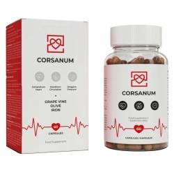 Corsanum na serce i cholesterol 60kapsułek PLT Group cena 99,00zł