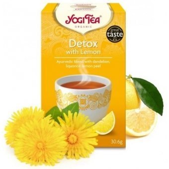Yogi Tea Herbata detox lemon 17saszetek cena 11,70zł
