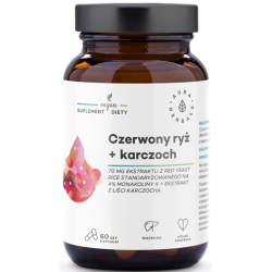Aura Herbals Czerwony ryż + Karczoch 60kapsułek cena 25,90zł