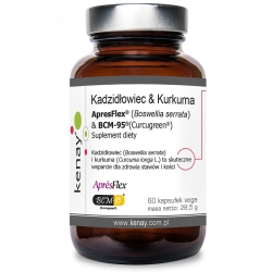 Kenay Kadzidłowiec & Kurkuma ApresFlex (Boswellia serrata) & BCM 95® (CURCUGREEN®) 60kapsułek cena 99,00zł