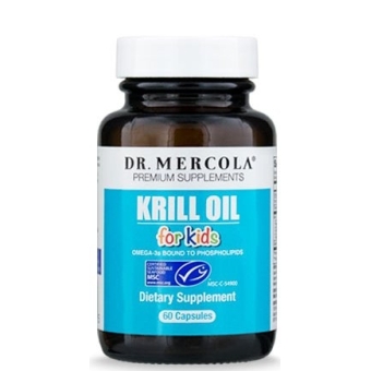 Dr Mercola Olej z kryla dla dzieci 60kapsułek cena 125,90zł