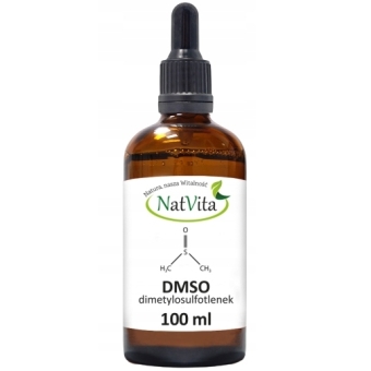 NatVita DMSO Dimetylosulfotlenek 99,9% płyn 100ml cena 19,90zł