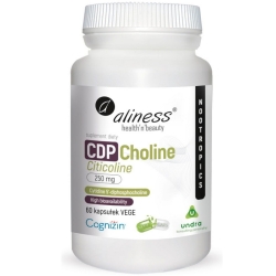 Aliness Cytykolina CDP Choline 60kapsułek cena 89,90zł