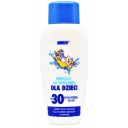 Amber emulsja dla dzieci do opalania SPF30 200ml cena 34,90zł