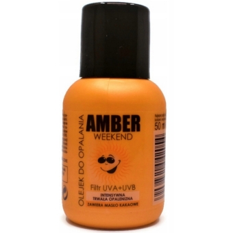Amber olejek do opalania 50ml cena 10,90zł