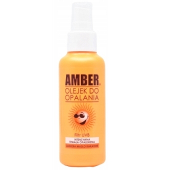 Amber olejek do opalania spray 120ml cena 19,90zł