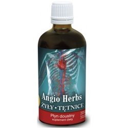Angio Herbs żyły tętnice 100ml cena 53,00zł