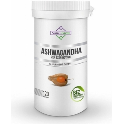Soul Farm Ashwagandha 500mg 120kapsułek cena 51,20zł