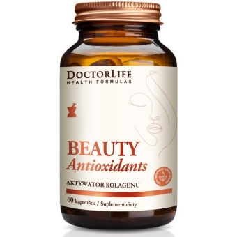 Doctor Life Beauty Antioxidants 60kapsułek data ważności 2024.05.31 cena 87,60zł