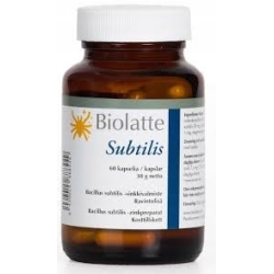 Biolatte Subtilis (Bakterie, Cynk) 60 kapsułek cena 150,00zł