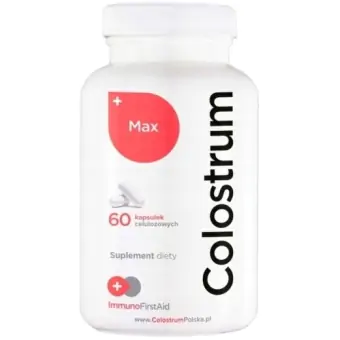 Colostrum Max odporność regeneracja 60kapsułek cena 123,90zł
